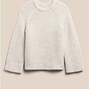 Banana Republic 100% Merino Wool Popcorn Knit Sweater